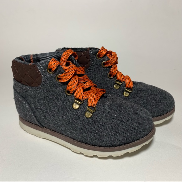 Carter's Other - Carter's Toddler Pull On Hiking Boots Gray Orange